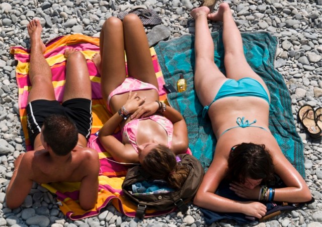 next-door nature, urban wildlife, sunbathers