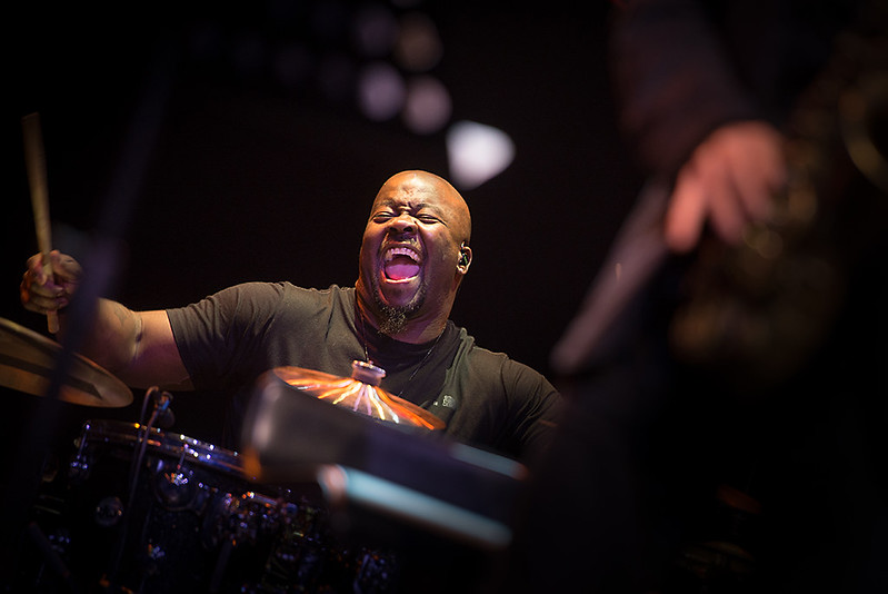 Smiling jazz drummer by Rene Jakobson, CC BY-NC-SA 2.0